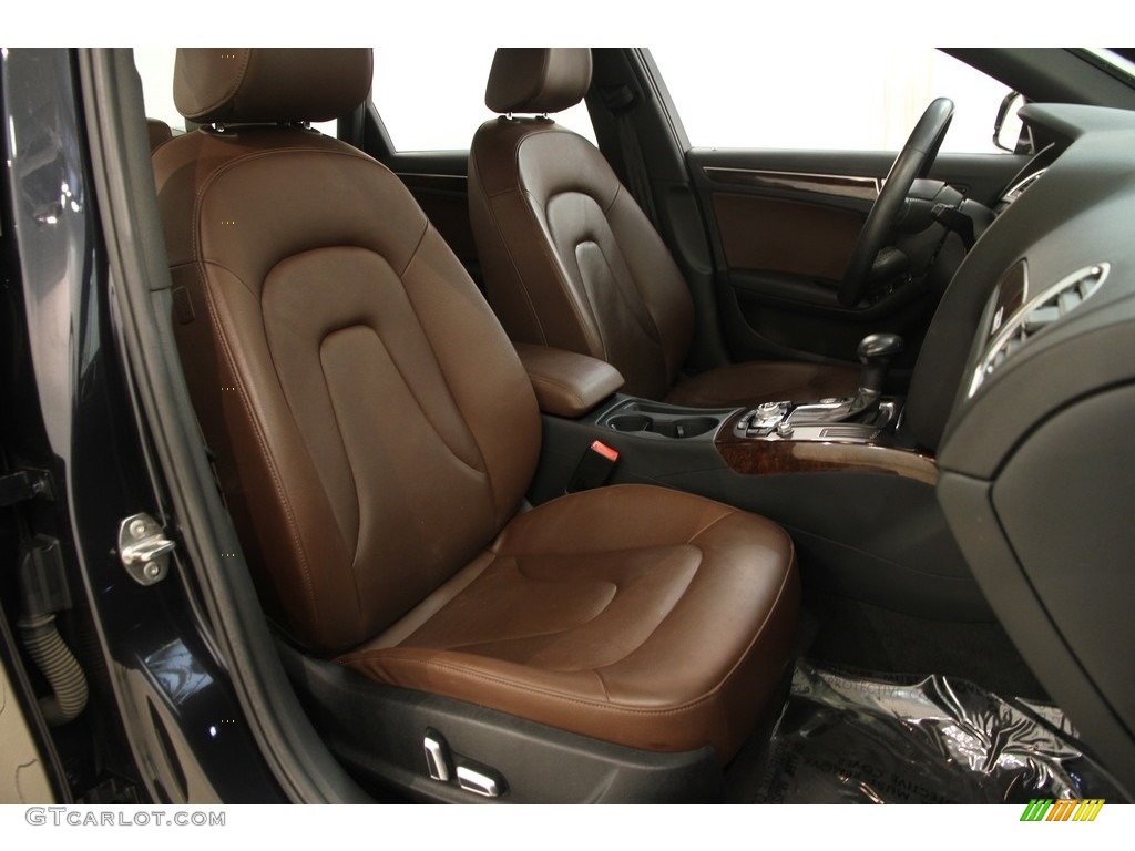 2014 A4 2.0T quattro Sedan - Moonlight Blue Metallic / Chestnut Brown/Black photo #21