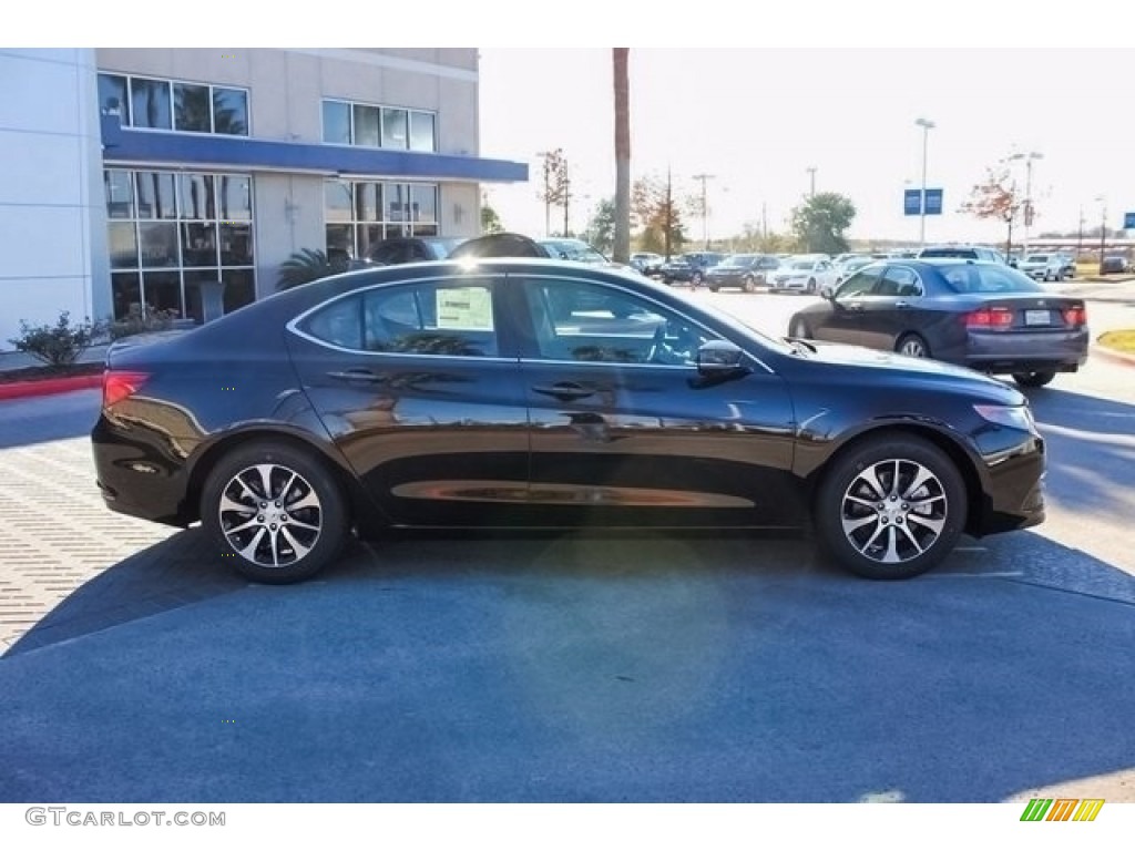2017 TLX Technology Sedan - Crystal Black Pearl / Espresso photo #8