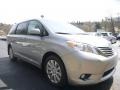 2017 Silver Sky Metallic Toyota Sienna XLE AWD  photo #1