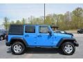 2012 Cosmos Blue Jeep Wrangler Unlimited Sport 4x4  photo #2