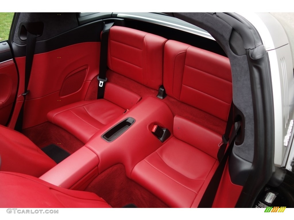 Black/Garnet Red Interior 2015 Porsche 911 Targa 4S Photo #119785303