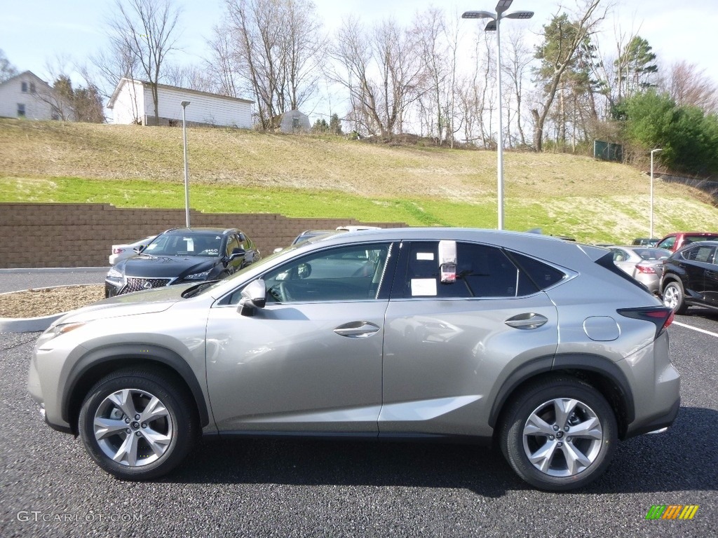 Silver Lining Metallic 2017 Lexus NX 200t AWD Exterior Photo #119786254