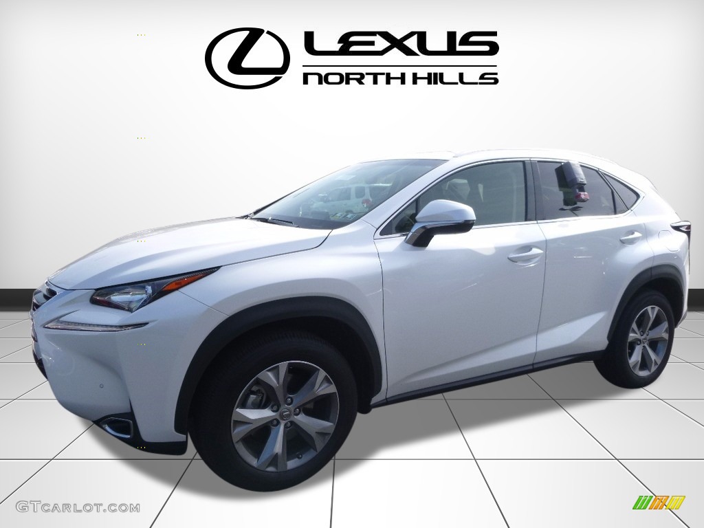 2017 NX 200t AWD - Eminent White Pearl / Black photo #4