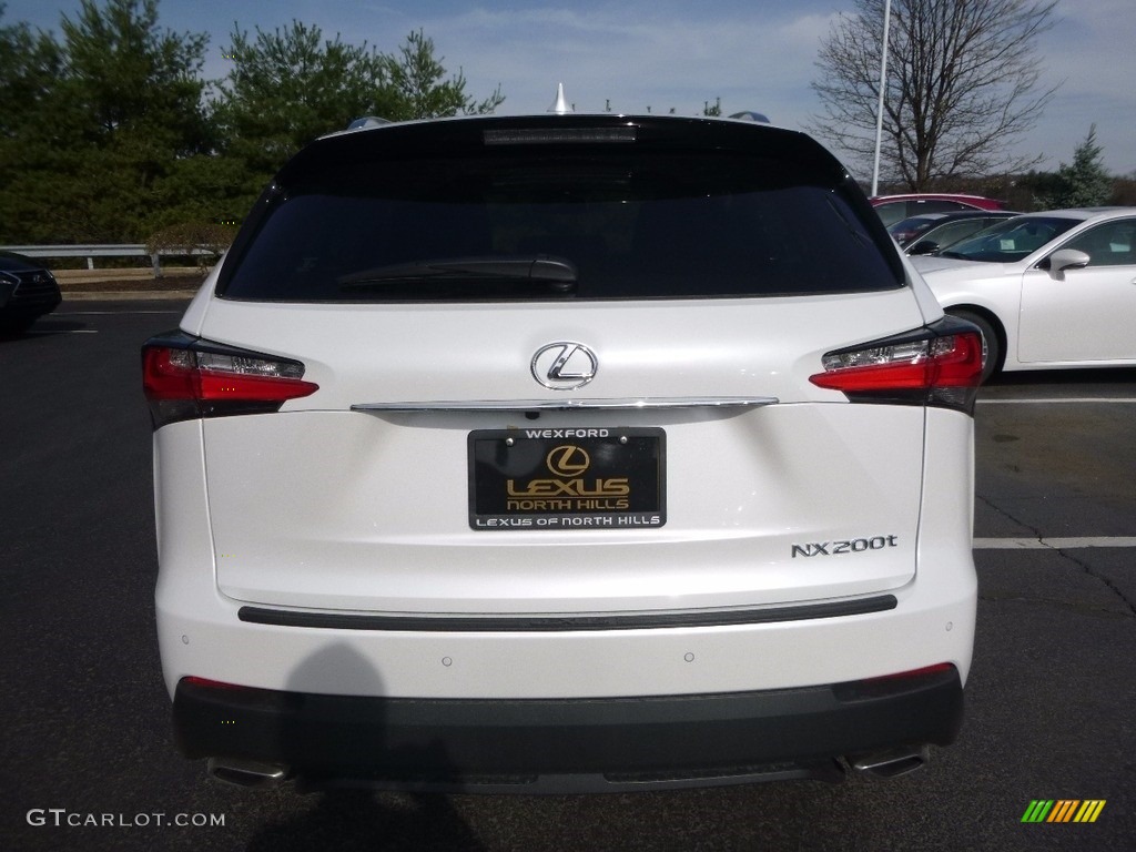 2017 NX 200t AWD - Eminent White Pearl / Black photo #6