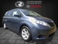 2017 Shoreline Blue Pearl Toyota Sienna LE  photo #1