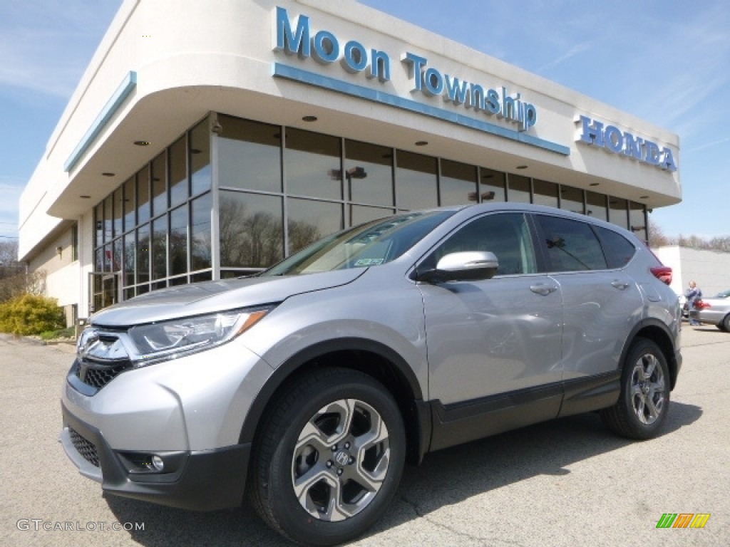 2017 CR-V EX-L AWD - Lunar Silver Metallic / Black photo #1