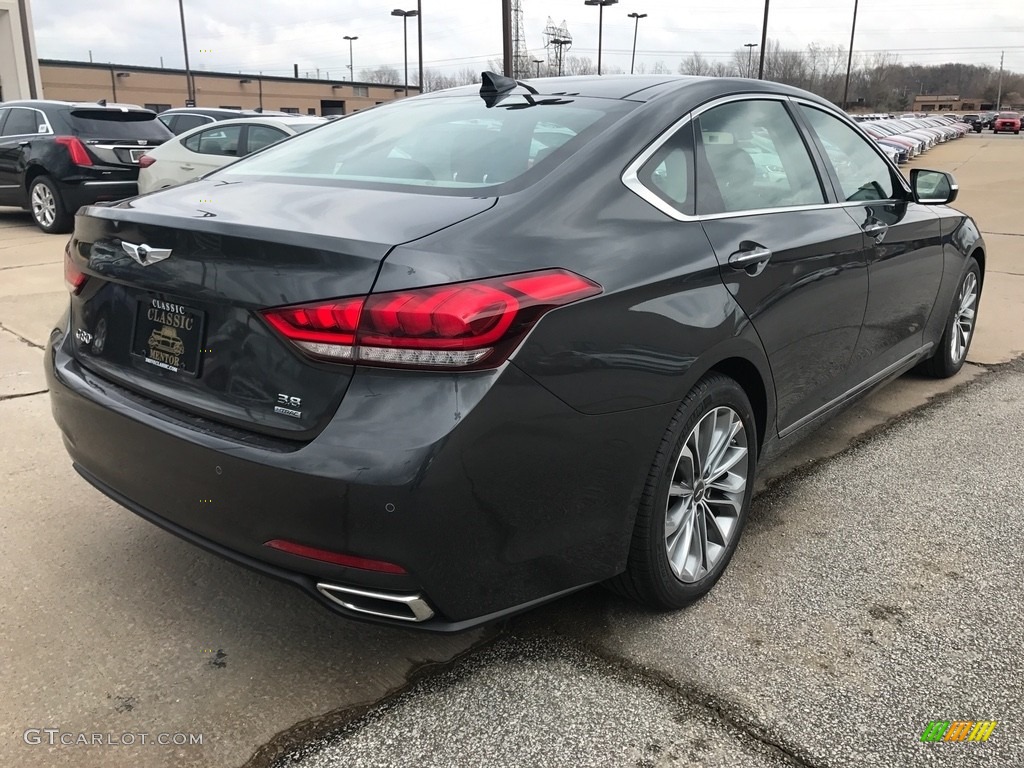 2017 Genesis G80 AWD - Himalayan Gray / Black Monotone photo #2
