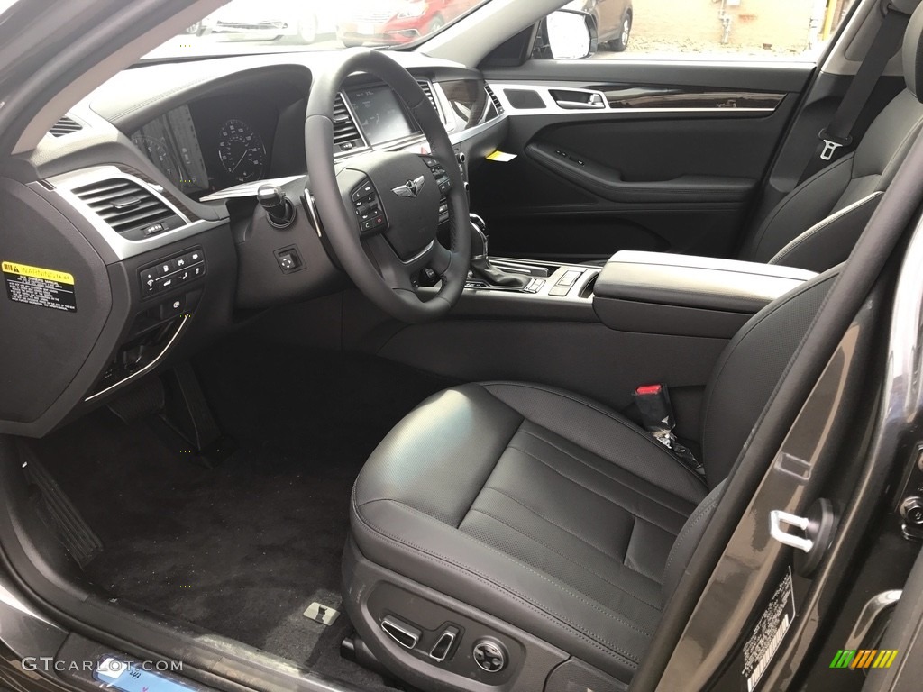 2017 Genesis G80 AWD - Himalayan Gray / Black Monotone photo #4