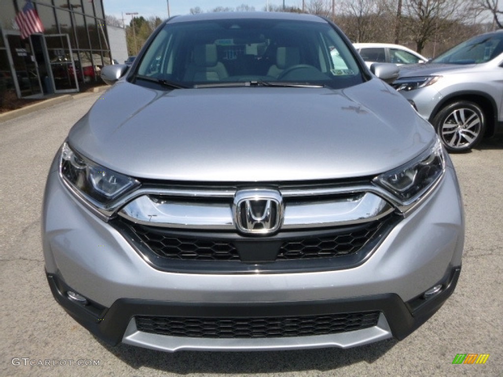 2017 CR-V EX AWD - Lunar Silver Metallic / Gray photo #6