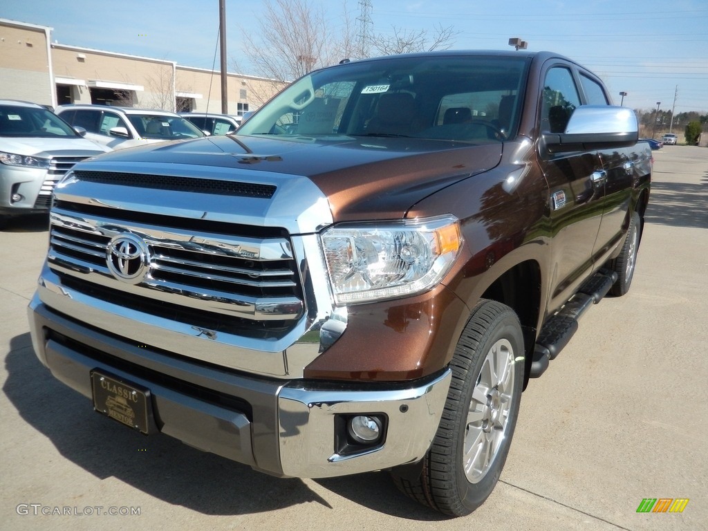 2017 Tundra 1794 CrewMax 4x4 - Sunset Bronze Mica / 1794 Edition Black/Brown photo #1