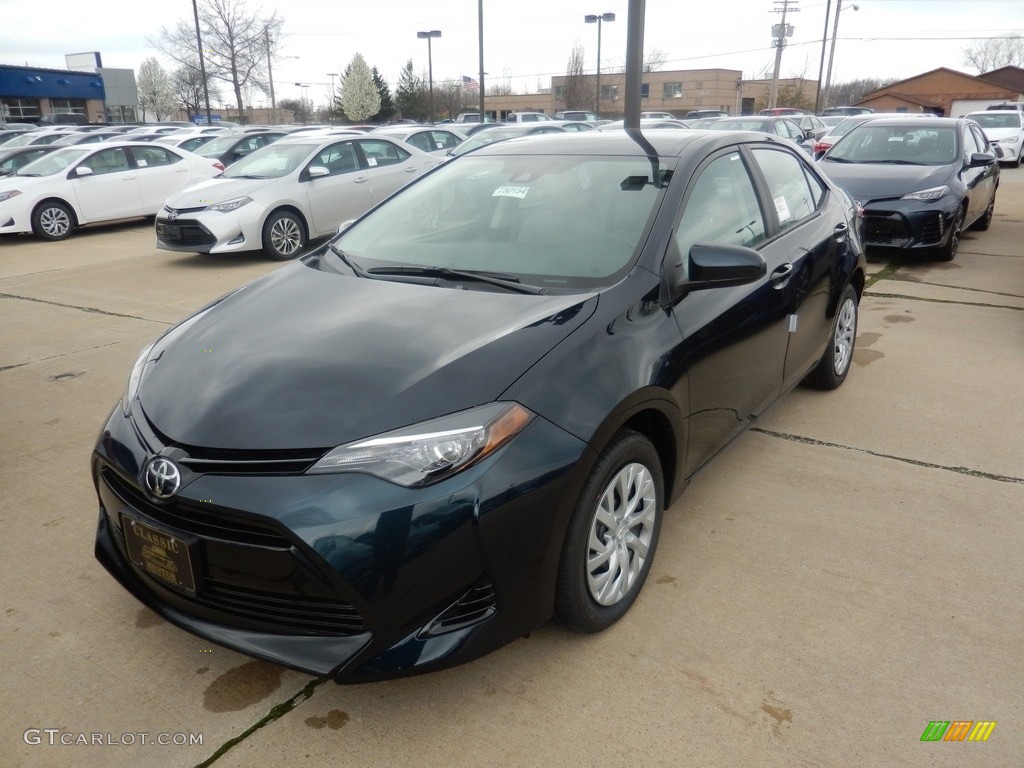 2017 Corolla LE - Galactic Aqua Mica / Ash Gray photo #1