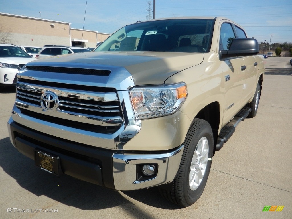 2017 Tundra SR5 CrewMax 4x4 - Quicksand / Black photo #1