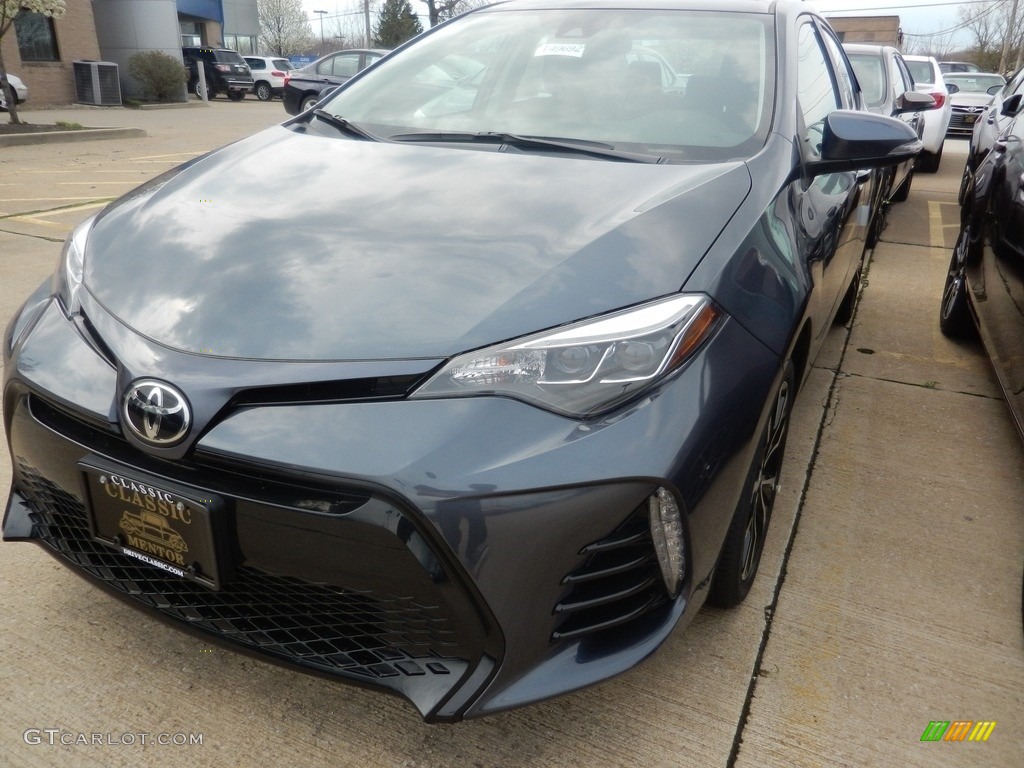 2017 Corolla SE - Slate Metallic / Black photo #1