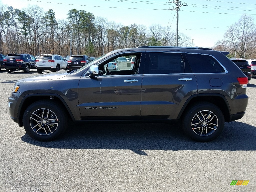 2017 Grand Cherokee Limited 4x4 - Granite Crystal Metallic / Black photo #3