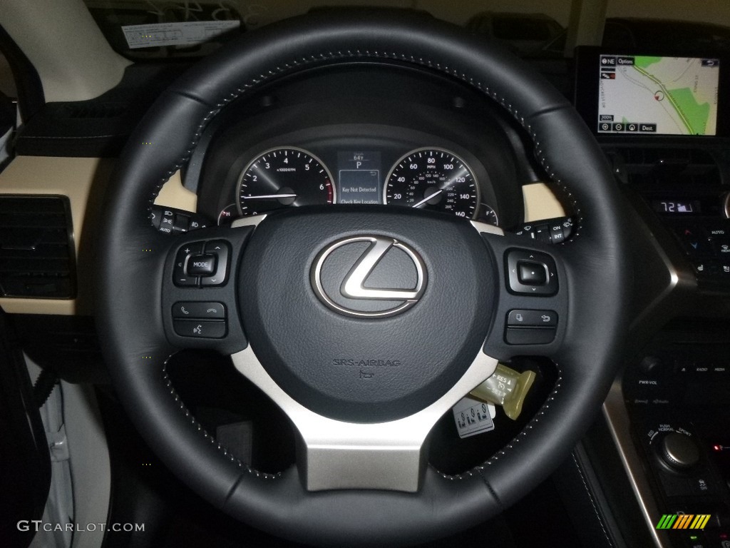 2017 Lexus NX 200t AWD Creme Steering Wheel Photo #119796392