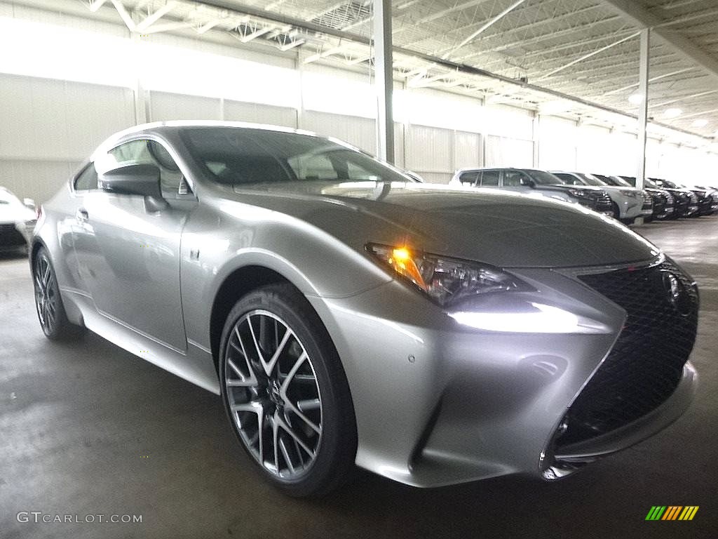 2017 RC 350 F Sport AWD - Silver Lining Metallic / Black photo #1