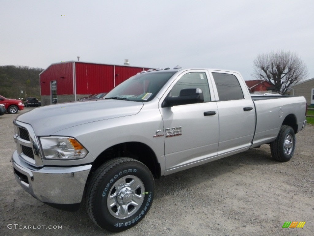 Bright Silver Metallic 2017 Ram 2500 Tradesman Crew Cab 4x4 Exterior Photo #119796488