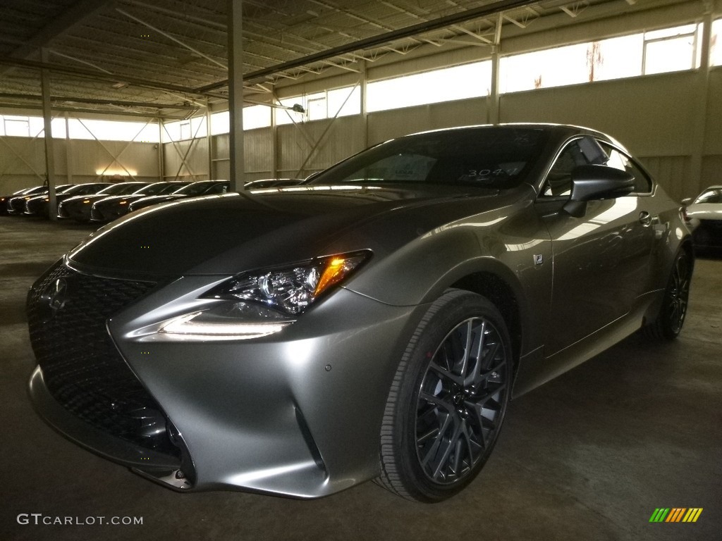 2017 RC 350 F Sport AWD - Silver Lining Metallic / Black photo #4