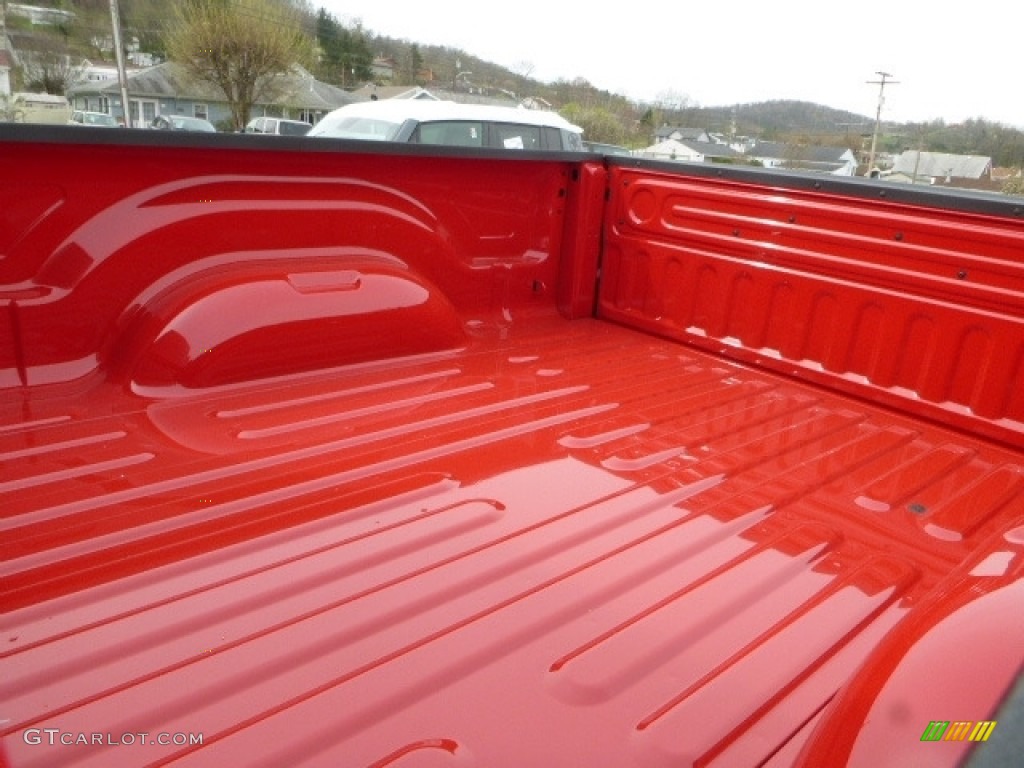 2017 1500 Express Quad Cab 4x4 - Flame Red / Black/Diesel Gray photo #4