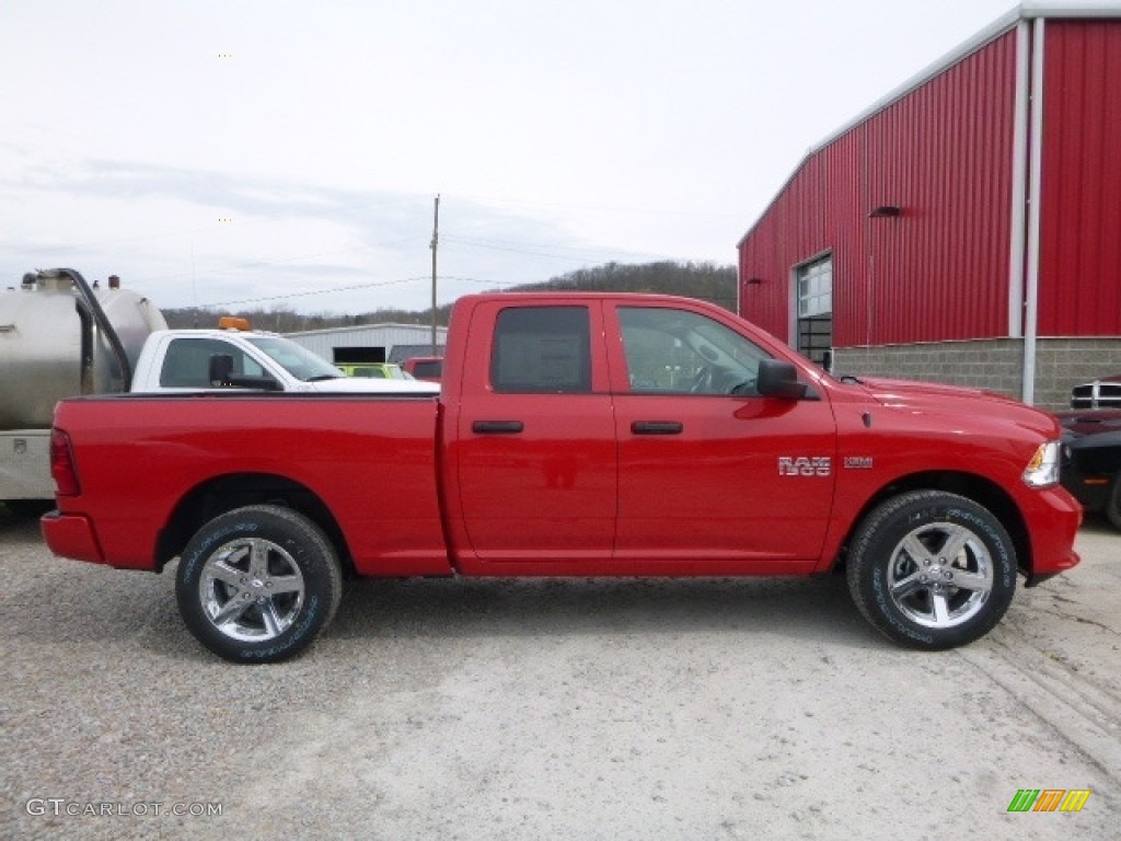 Flame Red 2017 Ram 1500 Express Quad Cab 4x4 Exterior Photo #119797274