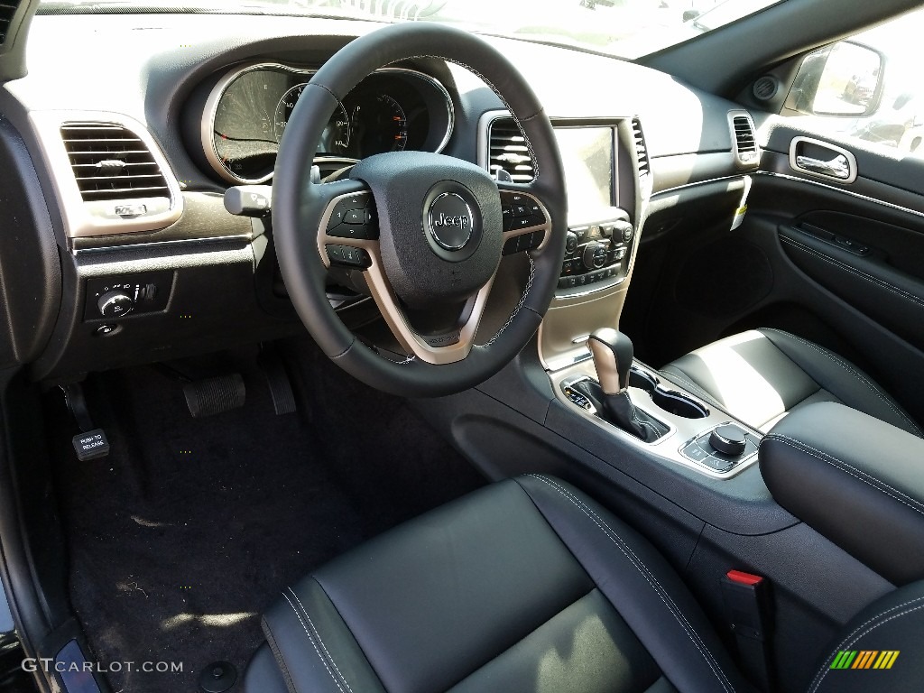 2017 Grand Cherokee Limited 4x4 - Diamond Black Crystal Pearl / Black photo #9