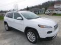 2017 Bright White Jeep Cherokee Limited 4x4  photo #11