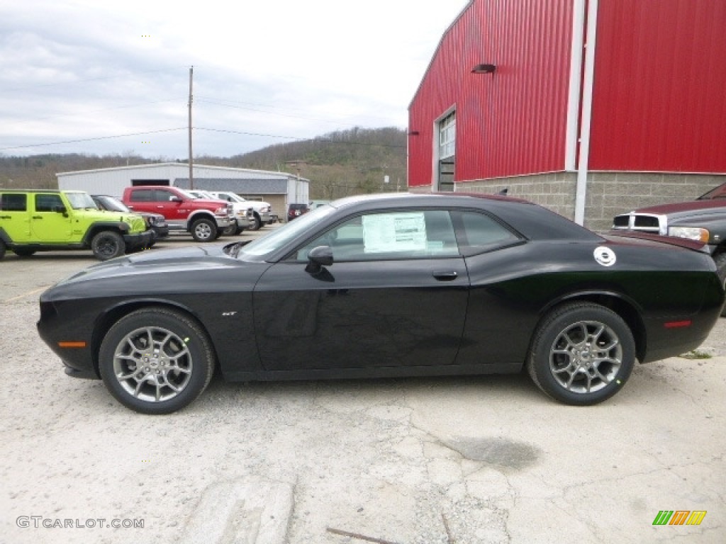 2017 Challenger GT AWD - Pitch Black / Black photo #3