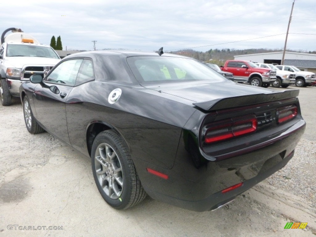 2017 Challenger GT AWD - Pitch Black / Black photo #4