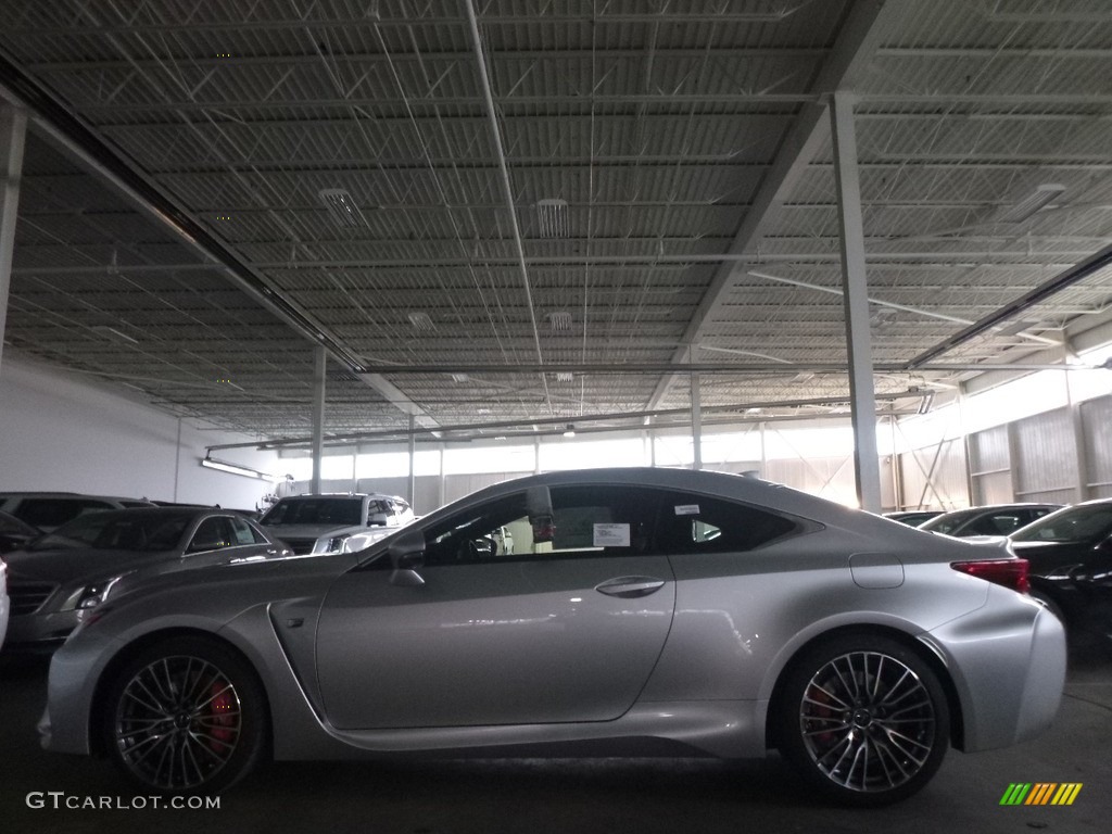 2017 RC F - Silver Lining Metallic / Circuit Red photo #3