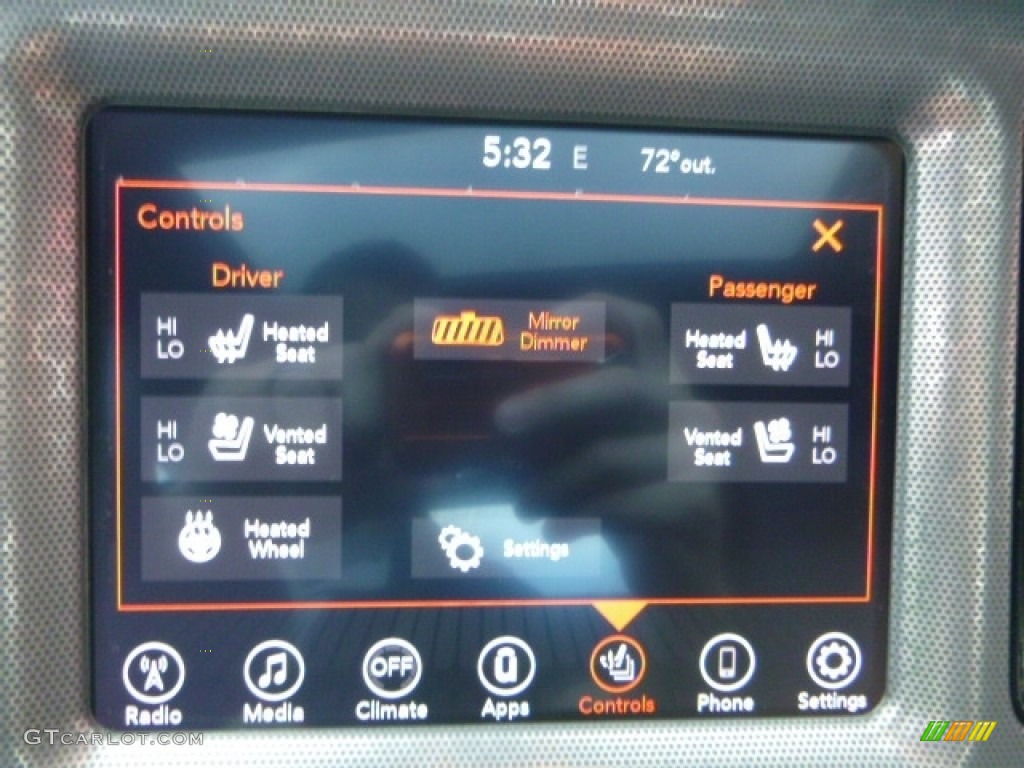 2017 Challenger GT AWD - Pitch Black / Black photo #19