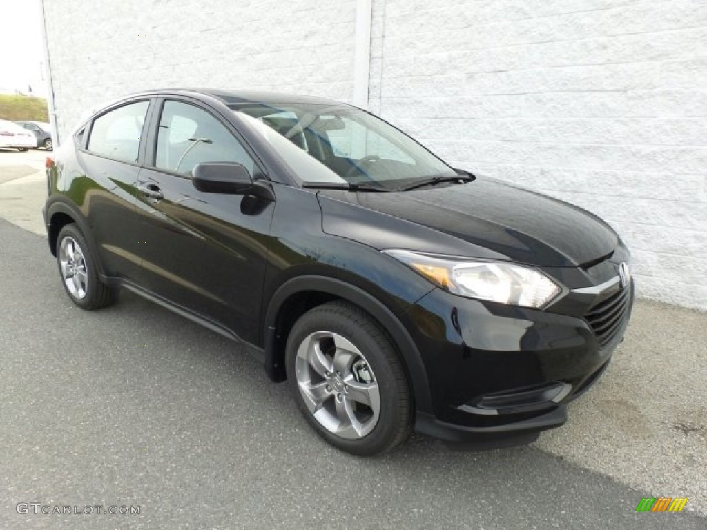 Crystal Black Pearl 2017 Honda HR-V LX AWD Exterior Photo #119801303