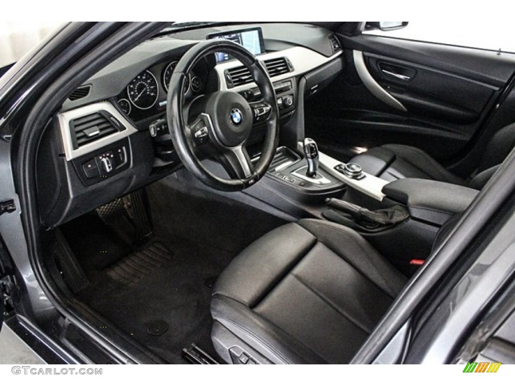 2014 3 Series 320i Sedan - Mineral Grey Metallic / Black photo #7