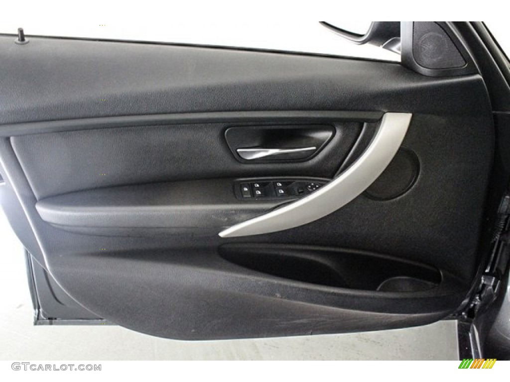 2014 3 Series 320i Sedan - Mineral Grey Metallic / Black photo #8