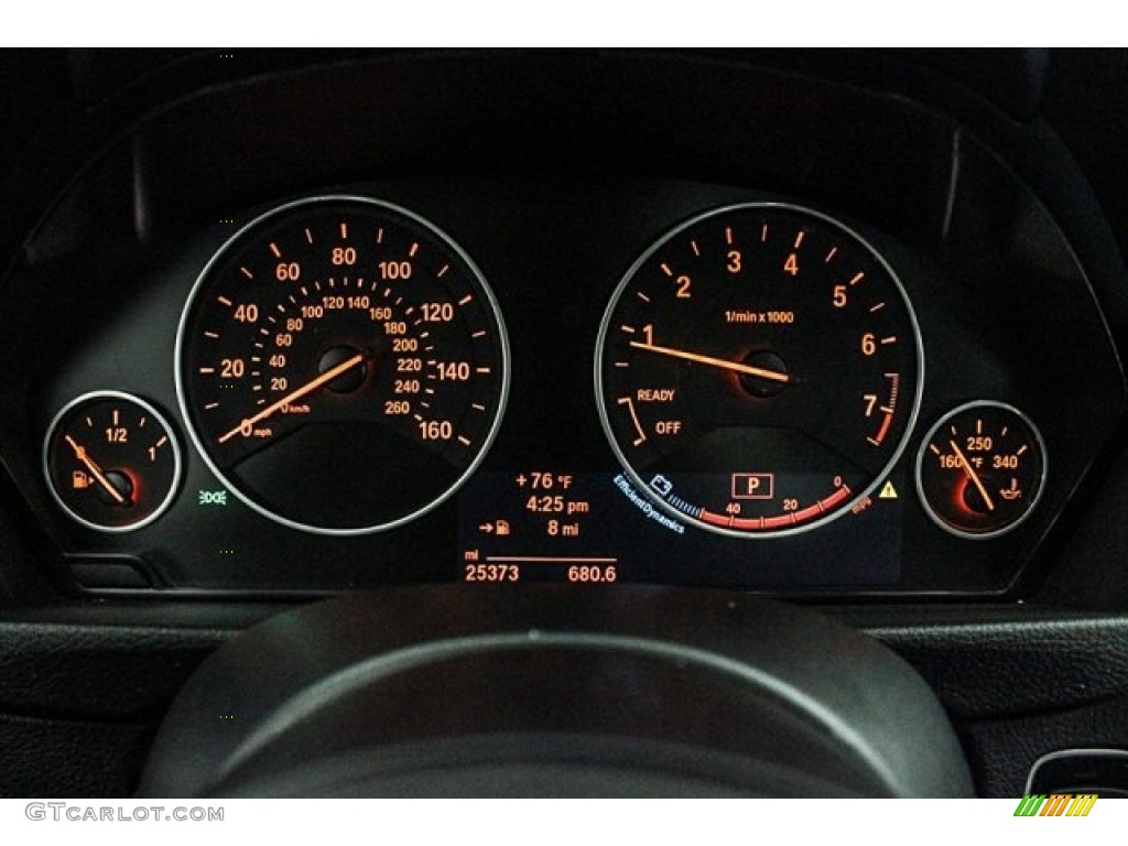 2014 3 Series 320i Sedan - Mineral Grey Metallic / Black photo #15