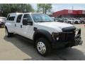 Oxford White - F450 Super Duty XL Crew Cab 4x4 Dually Photo No. 3
