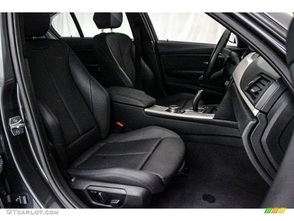 2014 3 Series 320i Sedan - Mineral Grey Metallic / Black photo #28