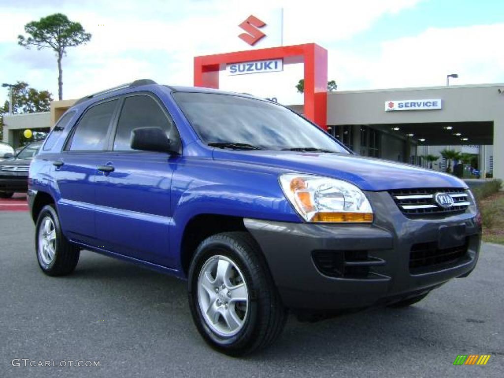 2006 Sportage LX - Smart Blue / Black photo #1