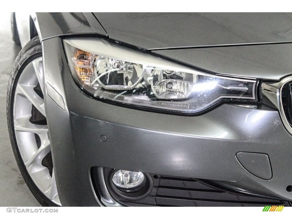 2014 3 Series 320i Sedan - Mineral Grey Metallic / Black photo #33
