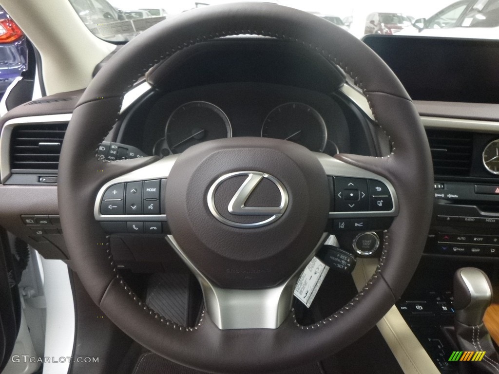 2017 Lexus RX 350 AWD Parchment Steering Wheel Photo #119802956