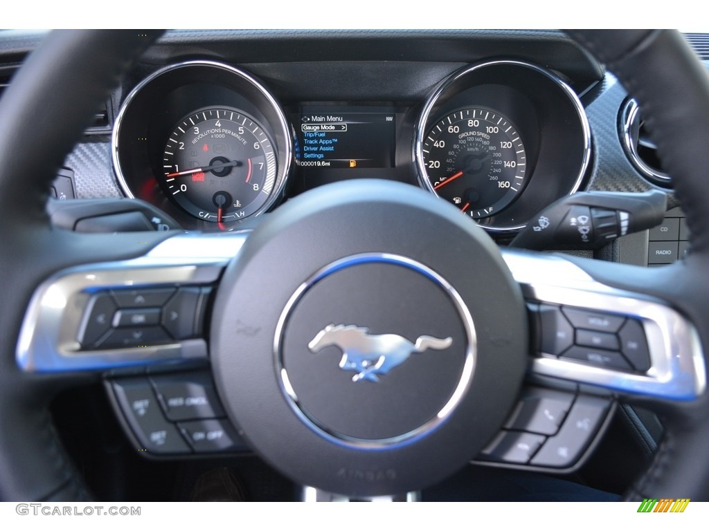 2017 Mustang V6 Coupe - Lightning Blue / Ebony photo #13