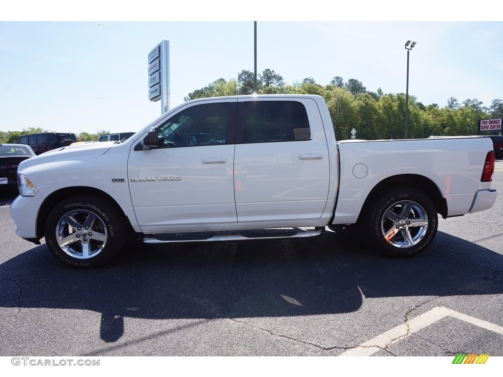 2012 Ram 1500 Sport Crew Cab - Bright White / Dark Slate Gray photo #4