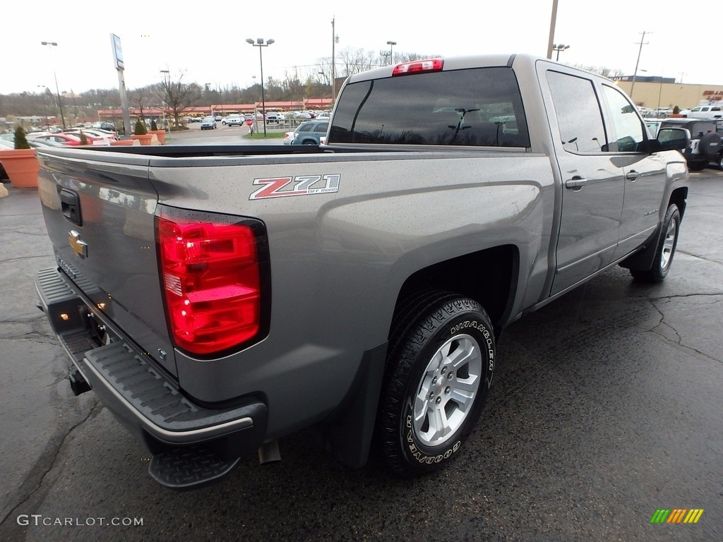 2017 Silverado 1500 LT Crew Cab 4x4 - Pepperdust Metallic / Jet Black photo #7