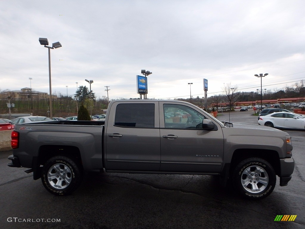 2017 Silverado 1500 LT Crew Cab 4x4 - Pepperdust Metallic / Jet Black photo #9