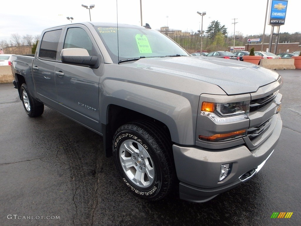 2017 Silverado 1500 LT Crew Cab 4x4 - Pepperdust Metallic / Jet Black photo #10