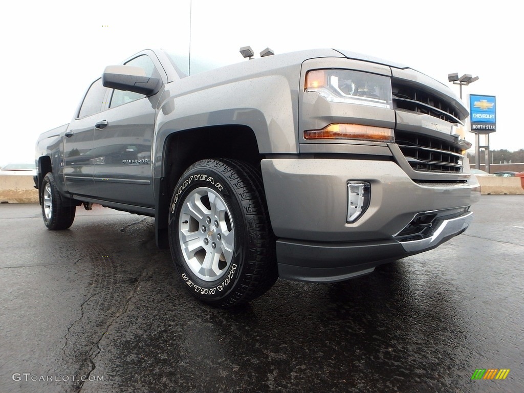 2017 Silverado 1500 LT Crew Cab 4x4 - Pepperdust Metallic / Jet Black photo #11