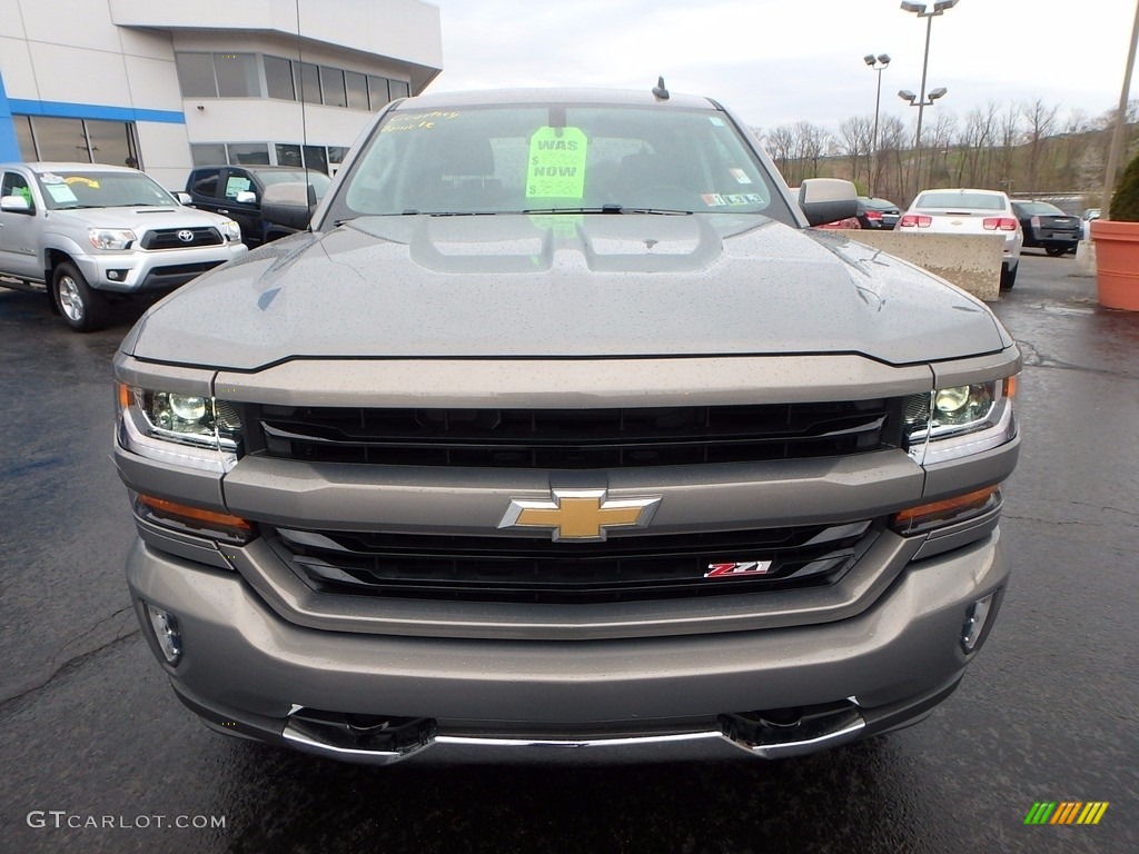 2017 Silverado 1500 LT Crew Cab 4x4 - Pepperdust Metallic / Jet Black photo #12