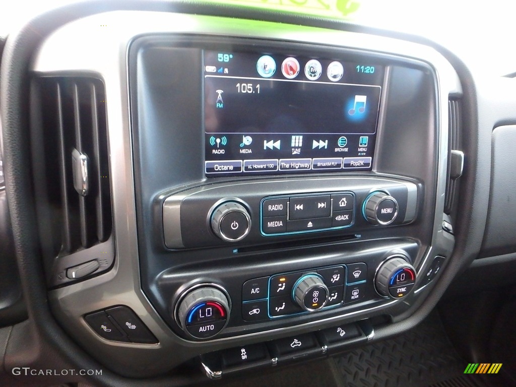 2017 Silverado 1500 LT Crew Cab 4x4 - Pepperdust Metallic / Jet Black photo #27