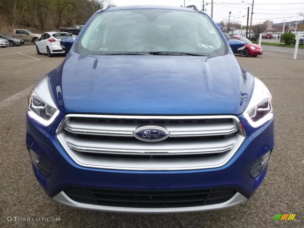 2017 Escape Titanium 4WD - Lightning Blue / Charcoal Black photo #7