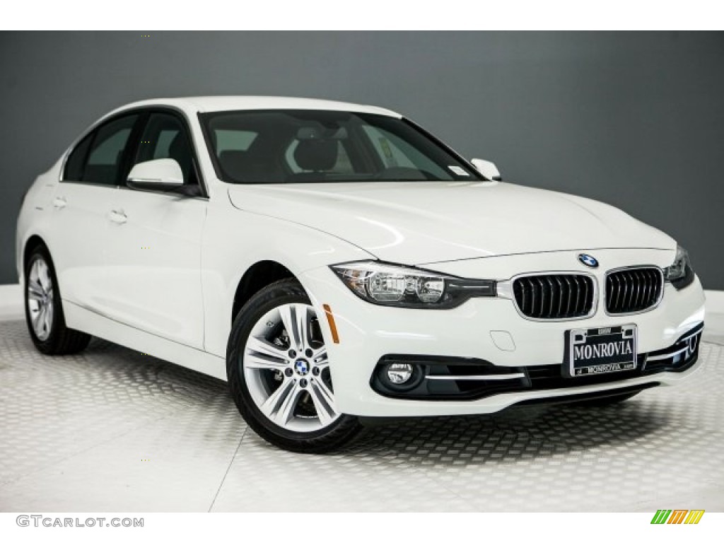 2017 3 Series 330i Sedan - Alpine White / Black photo #12