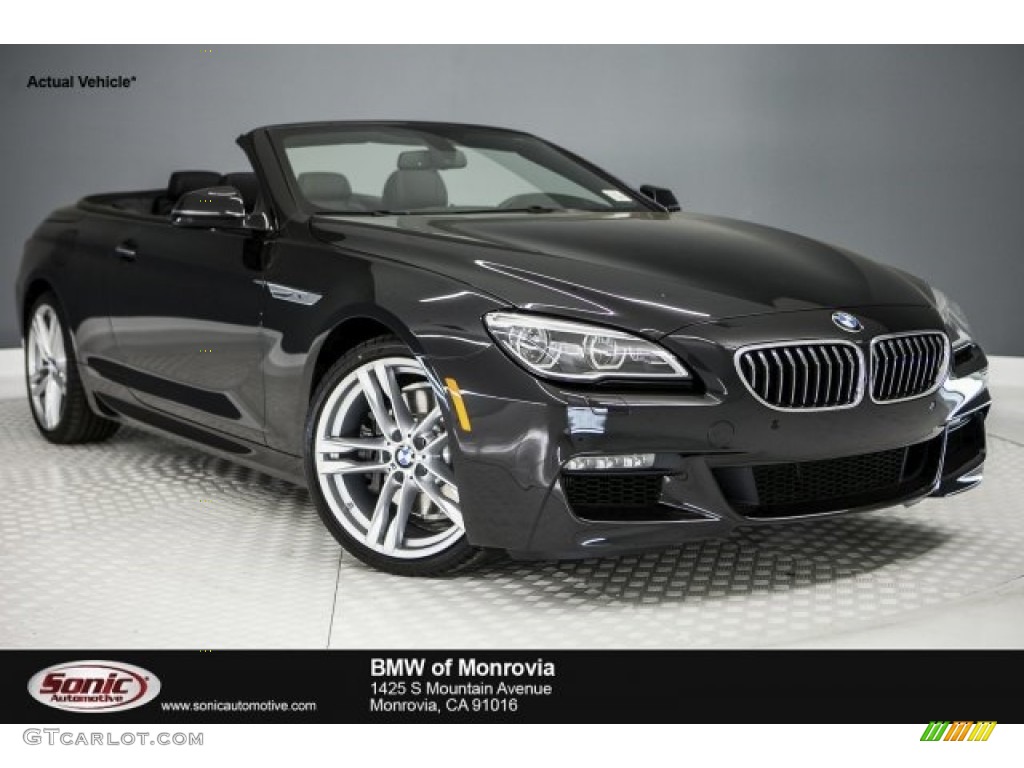 2017 6 Series 640i Convertible - Black Sapphire Metallic / Black photo #1